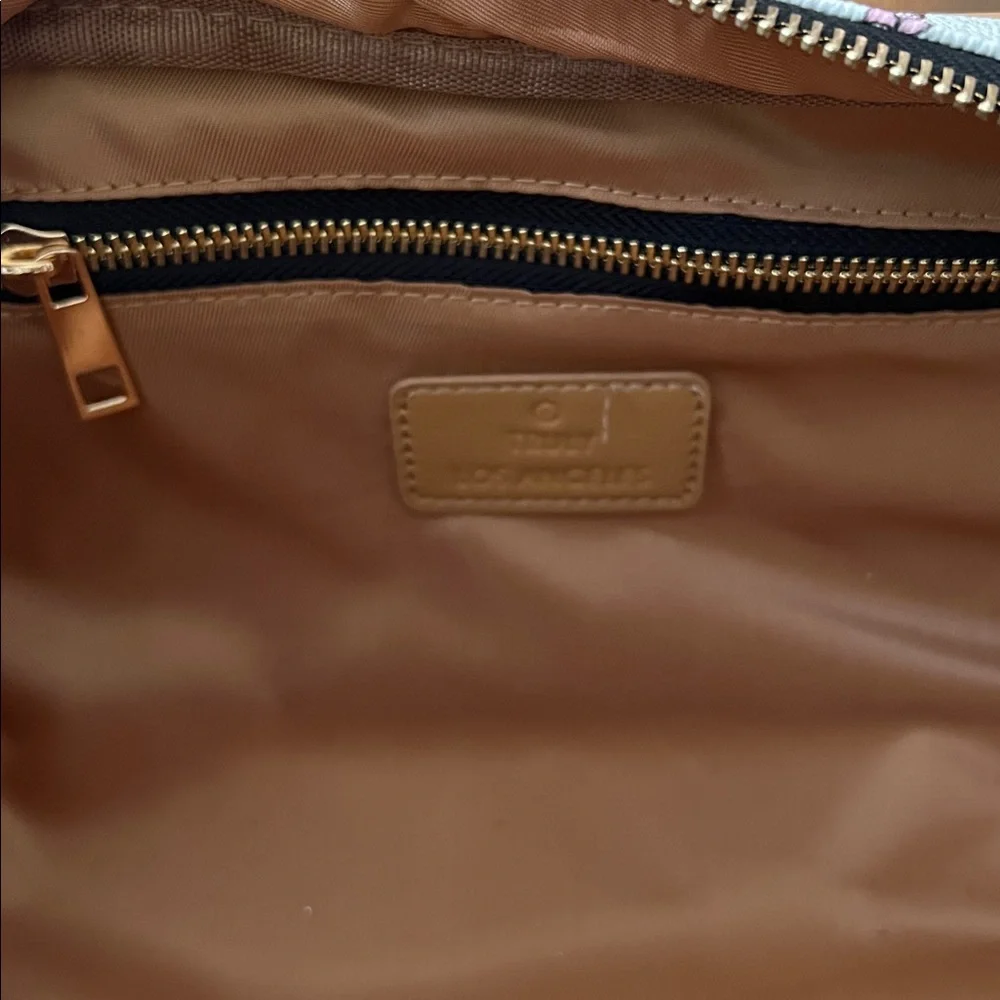 Truly White Smiley Face Travel Bag